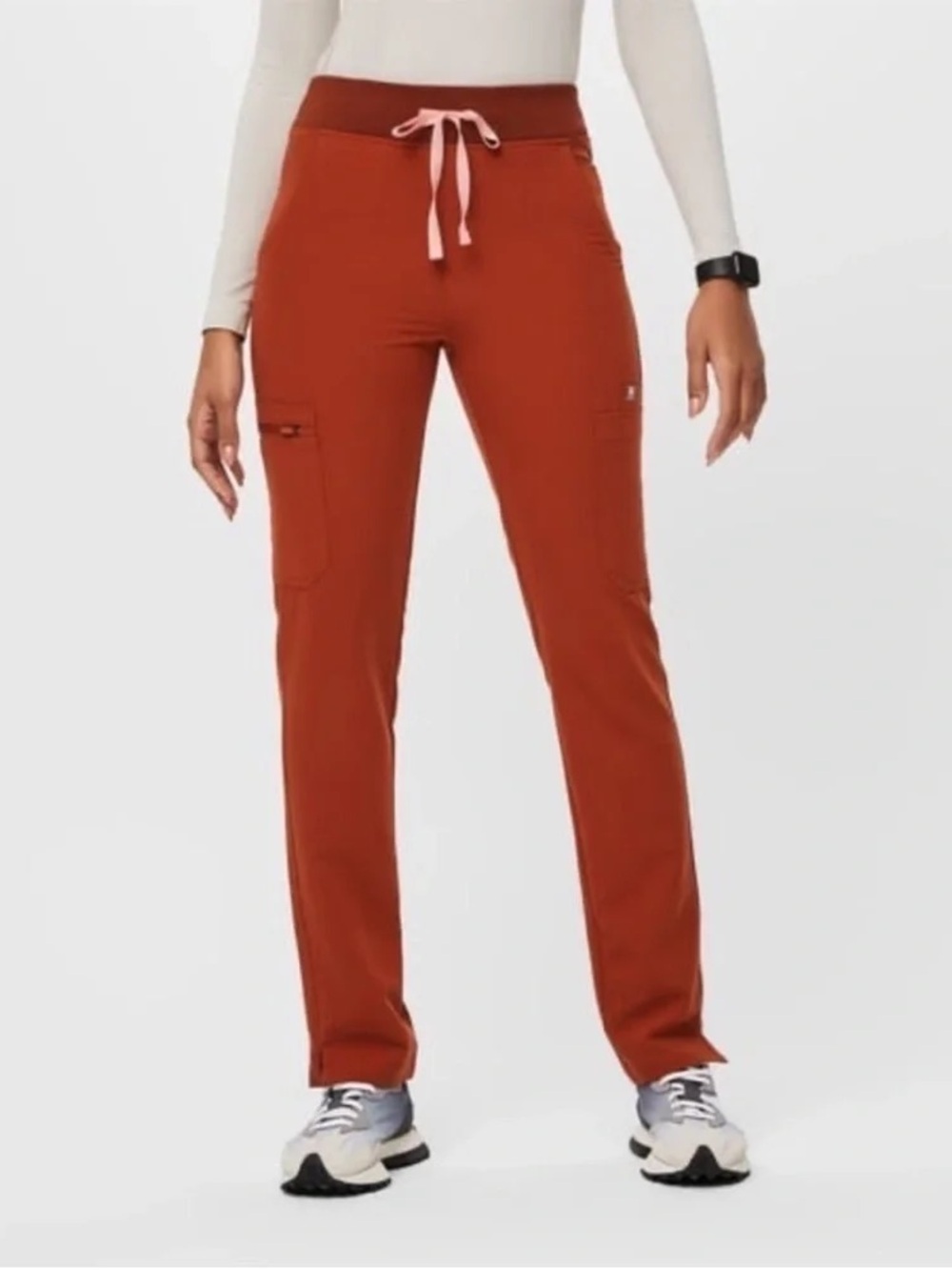 FIGS Yola Skinny Scrub Pant Limited Edition Auburn Petite